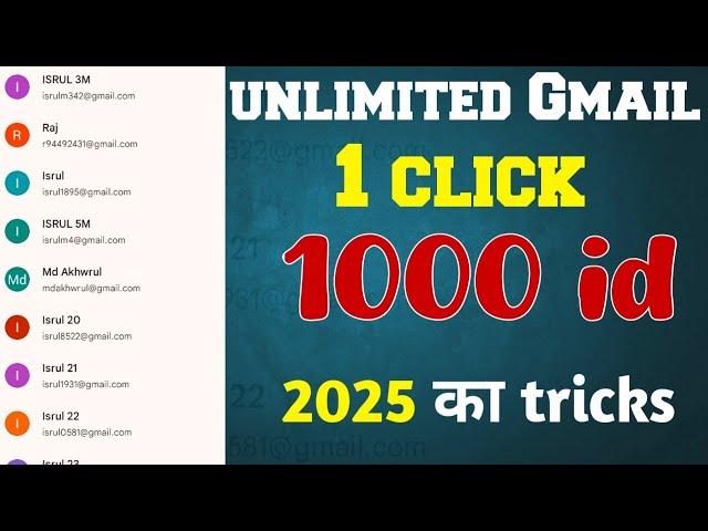 Create Unlimited Gmail Accounts WITHOUT Phone Number/ unlimited gmail account without phone verified