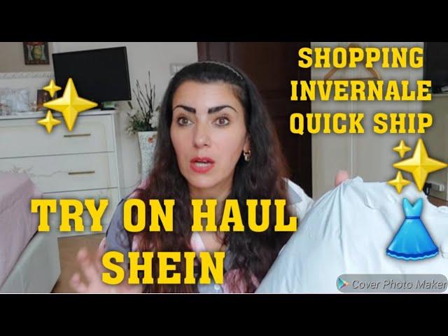 TRY ON HAUL SHEIN SHOPPING INVERNALE QUICK SHIP#shein #sheinhaul #tryonhaulshein #shopping