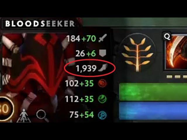 Fastest Bloodseeker 2000 SPEED  - Bloodseeker MAX Speed! 7.30d Dota 2