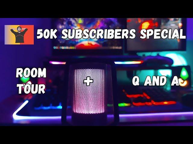 Room Tour + Q and A || 50,000 Subscribers special :) || Tamil LAN Gaming