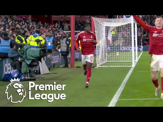 Anthony Elanga's 93rd-minute goal puts Forest up 2-1 v. Villa | Premier League | NBC Sports