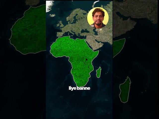 Africa mai log kale kyu hote hai ? #history #geopolitics #geography #bharat