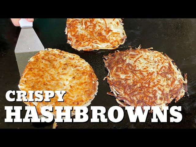 Crispy Hash Browns on the Flat Top Grill - Which is best: Frozen, Refrigerated, or Fresh?