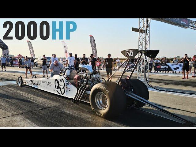 Dragster de 2000HP face Record in Romania 6.9s