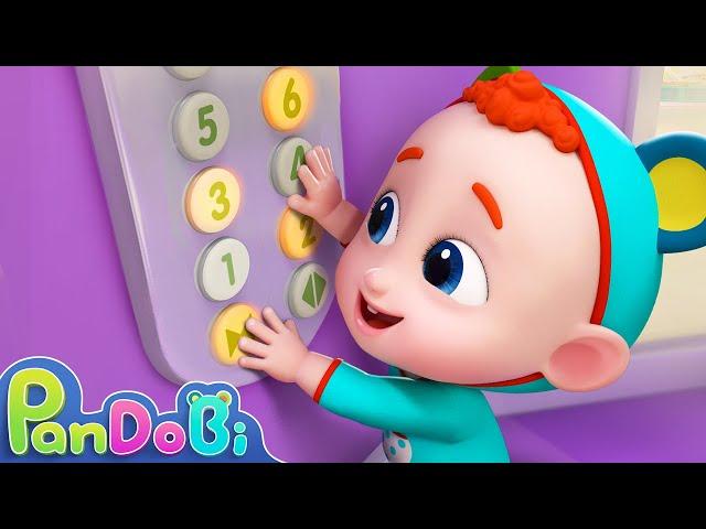 Take an Elevator Song | Good Habits for Kids | Pandobi Nursery Rhymes & Kids Songs