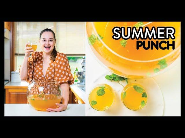 REFRESHING SUMMER PUNCH / Easy Party Punch Recipe