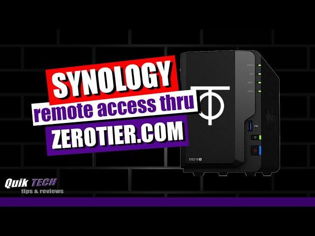 Use Zerotier to Access Synology