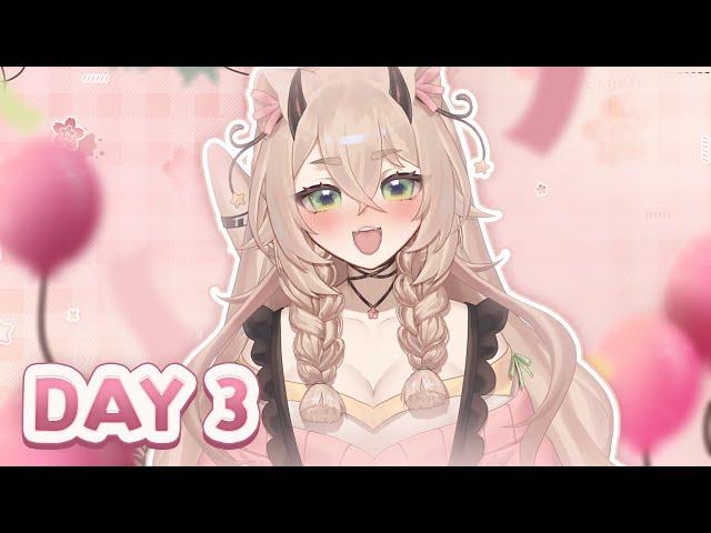 【Dino VTuber】 SAURA-THON Day 3!  1 Year Anniversary celebration week! 