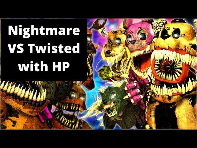 Nightmare VS Twisted with healthpoints