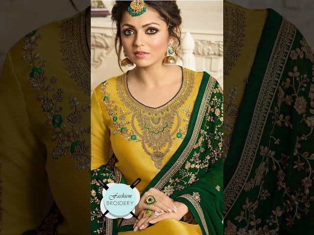 #Trending 2021 #Embroidery Suit Design | #Kadyi #Suit | #Fashion Broidery