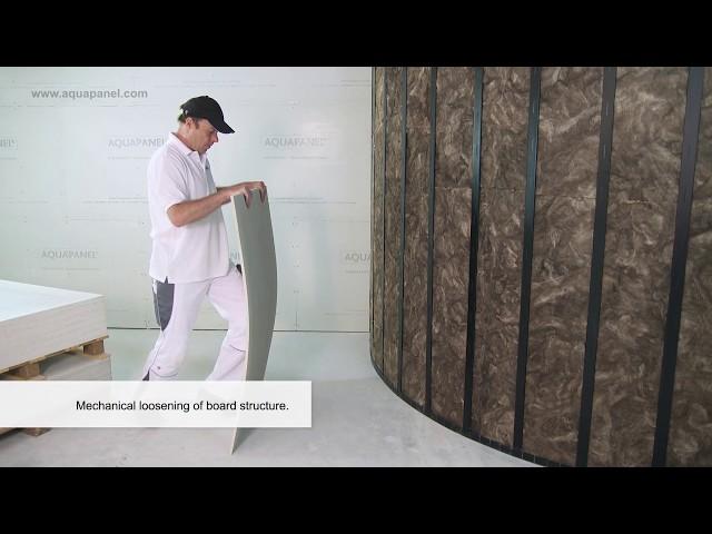 Curved Constructions with Knauf AQUAPANEL® Cement Board Indoor