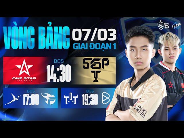 1S vs SGP | BSS vs FPT | BOX vs TDT | ABBEN ENERGY ĐTDV MÙA XUÂN 2025 | NGÀY 07/03