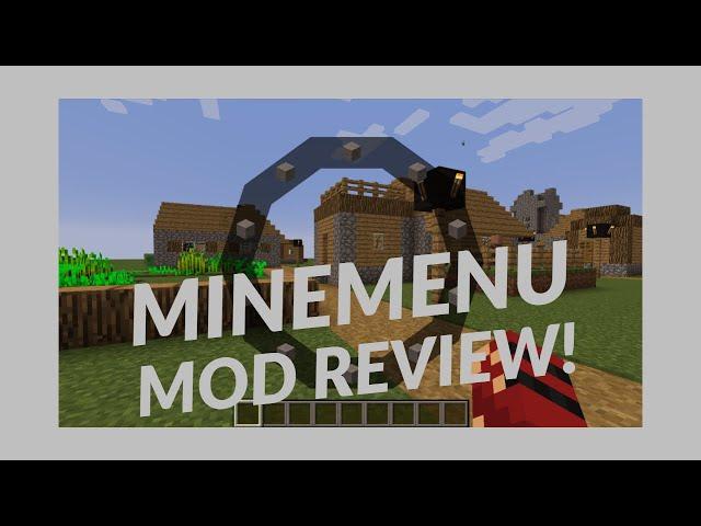 Minecraft MineMenu Mod Review!