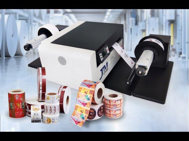 JM210C Roll to Roll Color Label Printer for Small Business