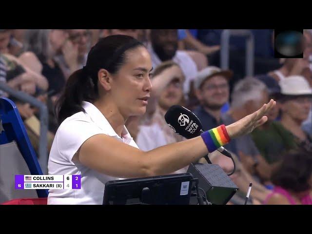 Danielle Collins SHUT YOUR MOUTH Maria Sakkari AMERICAN TENNIS STAR SNAPS WTA MONTREAL