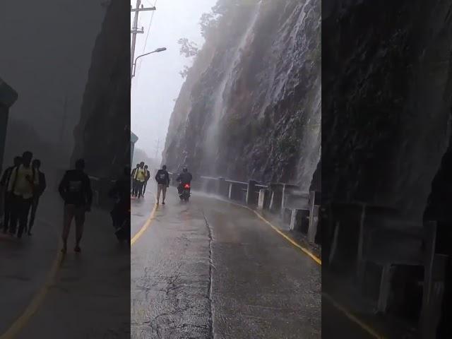 Tirumala Tirupati Ghat Road on Rainy day