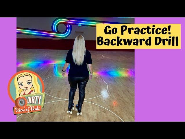 Backward Roller Skating Drill - Easy Way to Get Better!