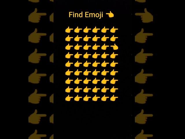 Only Geniuses Can Find the Different Emoji in 5 Seconds!#viralvideo #emoji #emojyfind