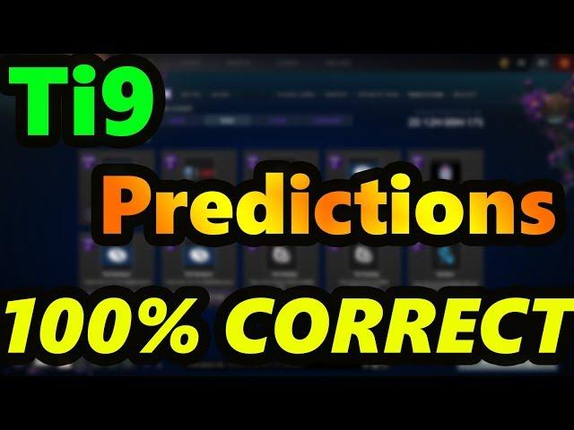 Dota 2 Ti9 Predictions 100% Correct -- The International 2019 Batllepass Predictions