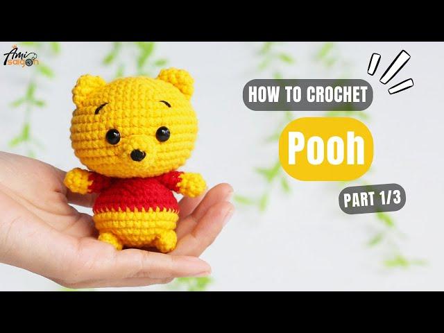 #690 | Pooh Amigurumi (1/3) | How To Crochet Character Amigurumi | @AmiSaigon