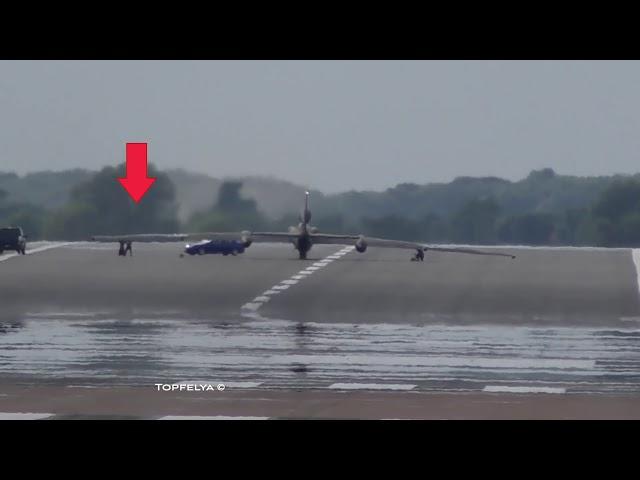 U-2 Spy plane Most difficult aircraft to land & Impressive soft landing chased by powerful race car