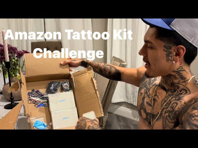 Amazon Tattoo Kit Challenge! (19yr old artist)