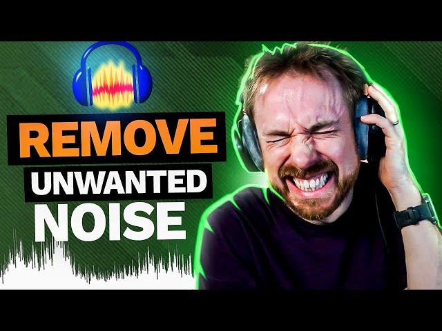 How to Remove Background Noise EASILY - Audacity Tutorial For Beginners