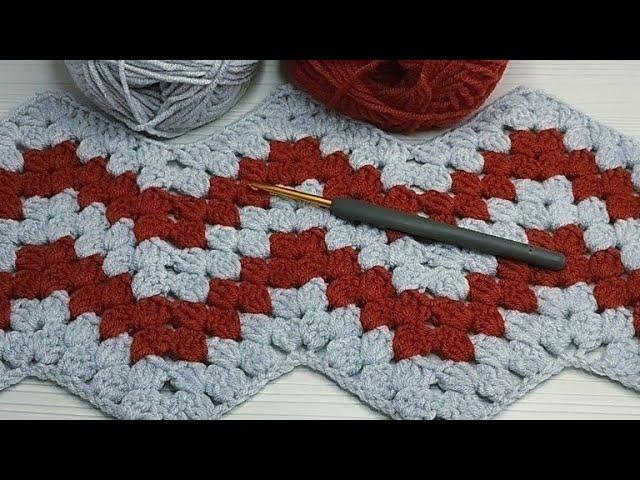 FANTASTIC! Very Simple and Beautiful Crochet pattern/ Crochet baby blanket