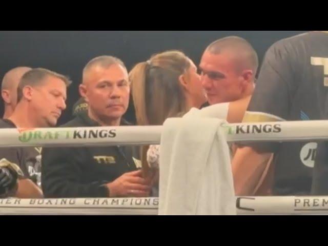 Kostya Tszyu COMFORTS son Tim Tszyu IMMEDIATELY AFTER DROPPED 4 TIMES by Bakhram Murtazaliev