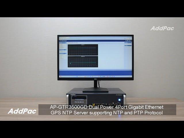 AP-GTR3500GD Dual Power 4Port Gigabit Ethernet GPS NTP Server supporting NTP & PTP(PTP지원 GPS 시각동기서버)