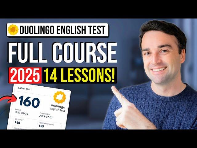 Duolingo English Test 2025 Full Course - Master Every Question Type!