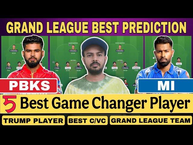 PBKS vs MI | Fantasy Team | Will "Priyansh Arya" flop today  all players' analysis & Venue Stats