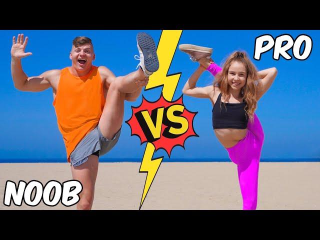 NOOB vs PRO Gymnastics Flexibility Challenge