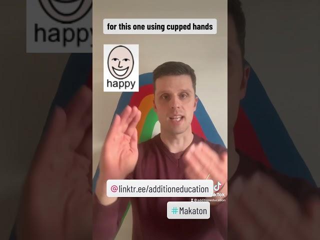 Makaton word of the day 22: happy