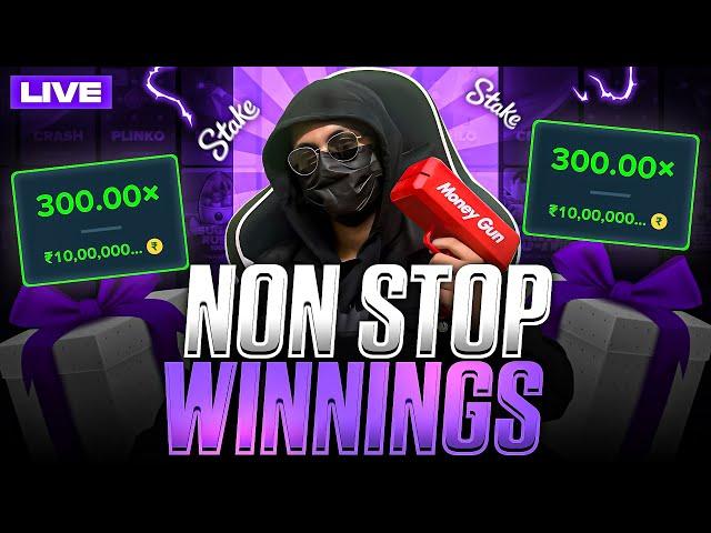 NON STOP WINNINGS!! | STAKE LIVE 