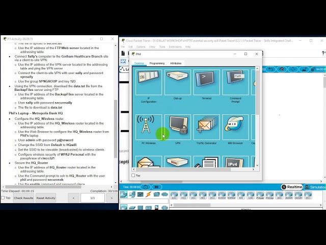 8.3.1.3 Packet Tracer - Skills Integrated Challenge