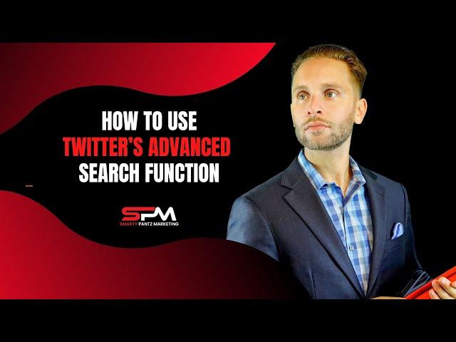 How to use Twitter’s Advanced Search Function #digitalmarketing