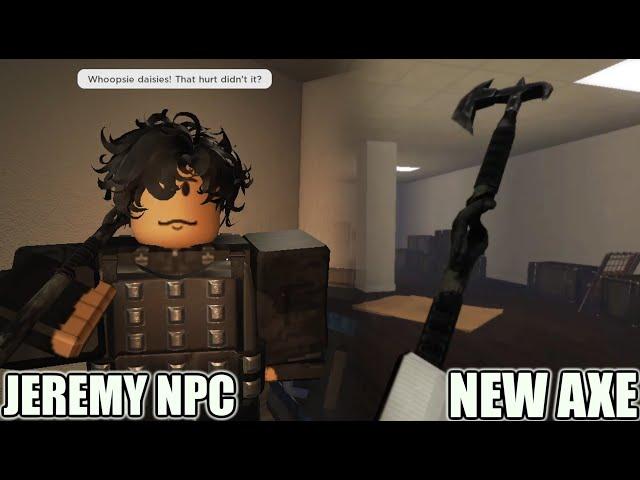 Roblox The Depths Of Reality Update! | New Jeremy NPC and Weapon!