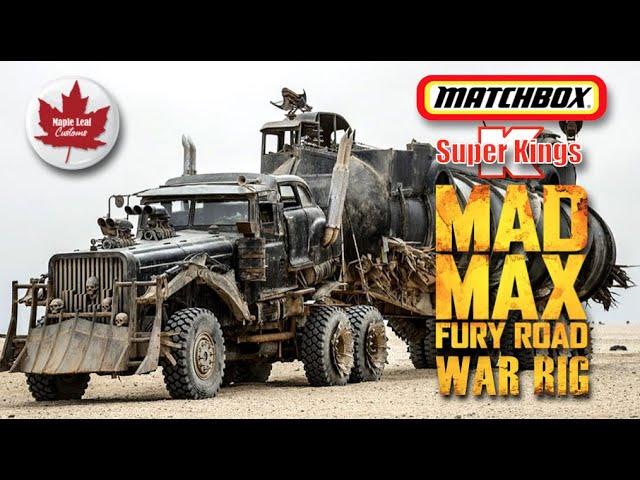 Mad Max Fury Road War Rig (109) Matchbox SuperKIngs K-115 tractor trailer