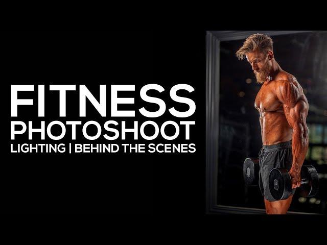 Photography Lighting | Fitness Photoshoot | BTS Gym Shoot