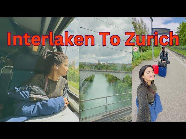 Interlaken to Zurich | Beautiful View | #swissalps #switzerlandbeauty #switzerlandtravelvlog #swiss