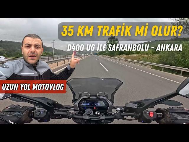 Bajaj dominar 400 UG ile Safranbolu - Ankara Uzun Yol Motovlog | Kolaçan