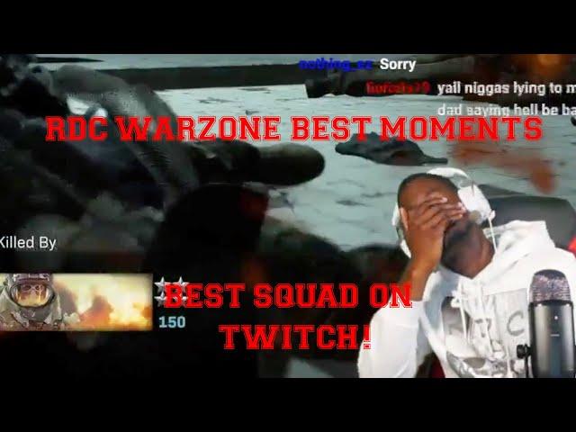 LIVE FOOTAGE OF RDC'S FIRST WARZONE WIN AND FUNNY MOMENTS! BEST WARZONE SQUAD EVER!