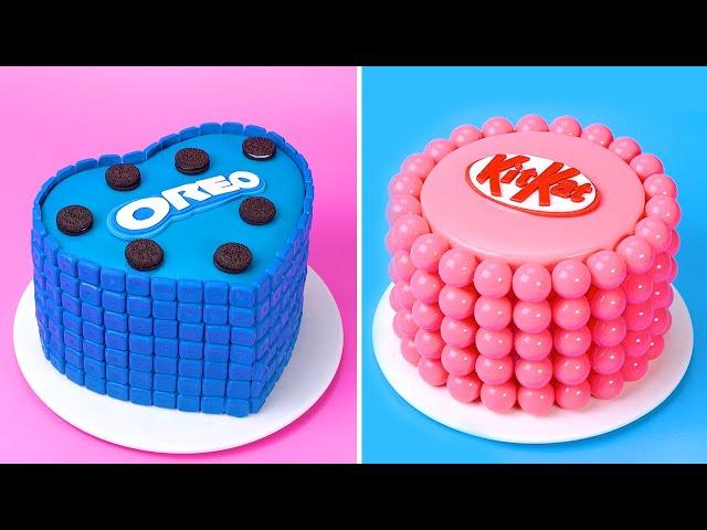 Ultimate KITKAT & OREO Chocolate Mixed Cake | DIY Chocolate CAKE TRICK  Cake Decorating Ideas