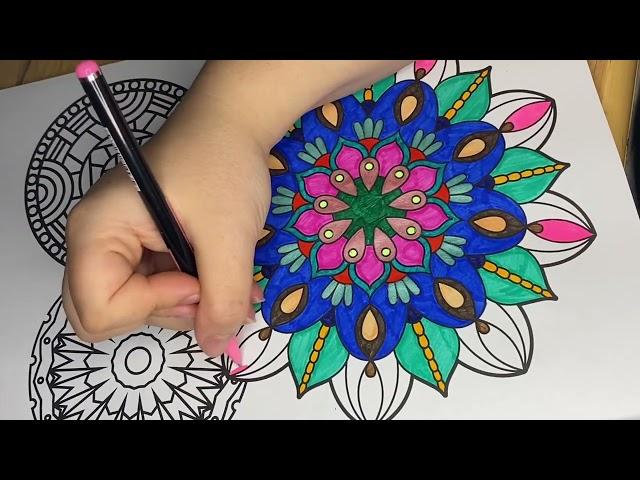 Colour me Happy - Mandala Episode 71 #mindfulness #wellness #happy #colouring