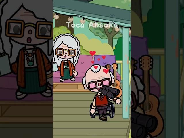 Ahsoka saw someones grandpa watching her |Toca Sad Story | Toca Life World | Toca Boca