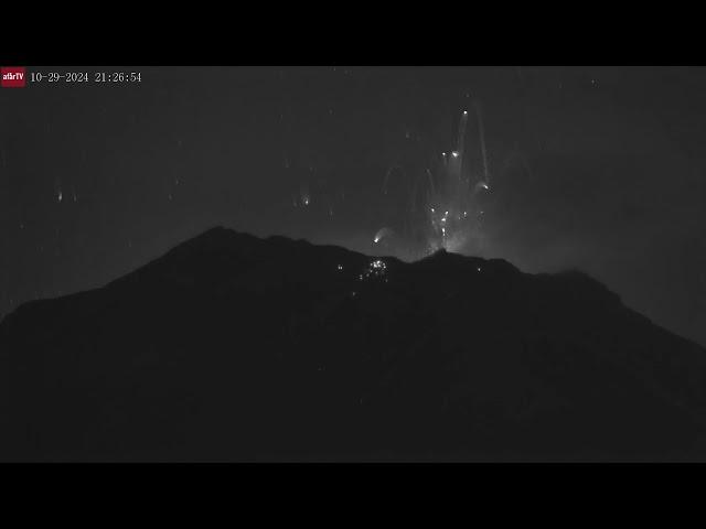 Oct 29, 2024: Popocatepetl Volcanos Launching Molten Boulders into the Air