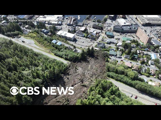 Some evacuation orders remain amid fears of a second landslide in Ketchikan, Alaska