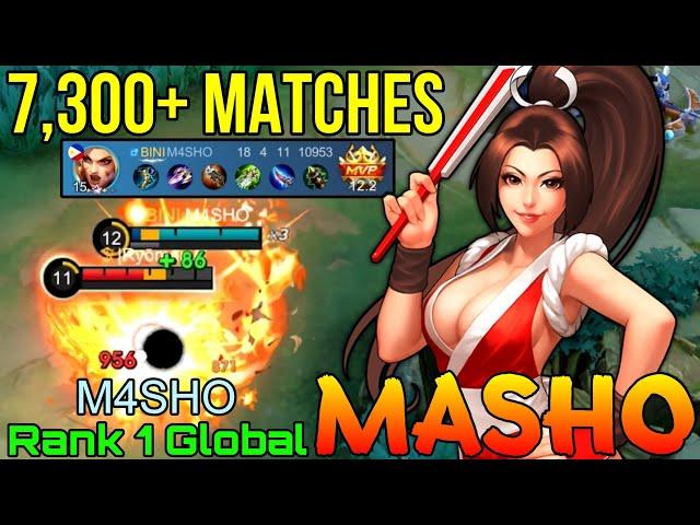 18 Kills Masha Insane 7,300+ Matches - Top 1 Global Masha by M4SHO - Mobile Legends