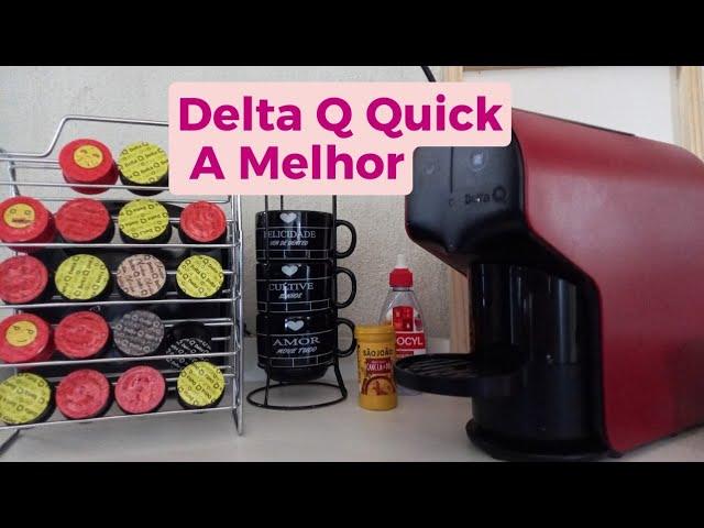 Delta Q Quick! Cafeteira Elétrica de Cápsulas! Café Expresso! Em Funcionamento! 